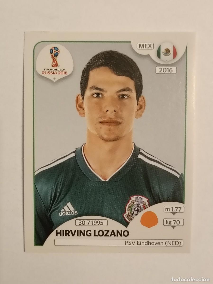 Cromos de f&uacute;tbol: #455 LOZANO (MEXICO) MUNDIAL RUSIA 2018 PANINI VERSION ROSA