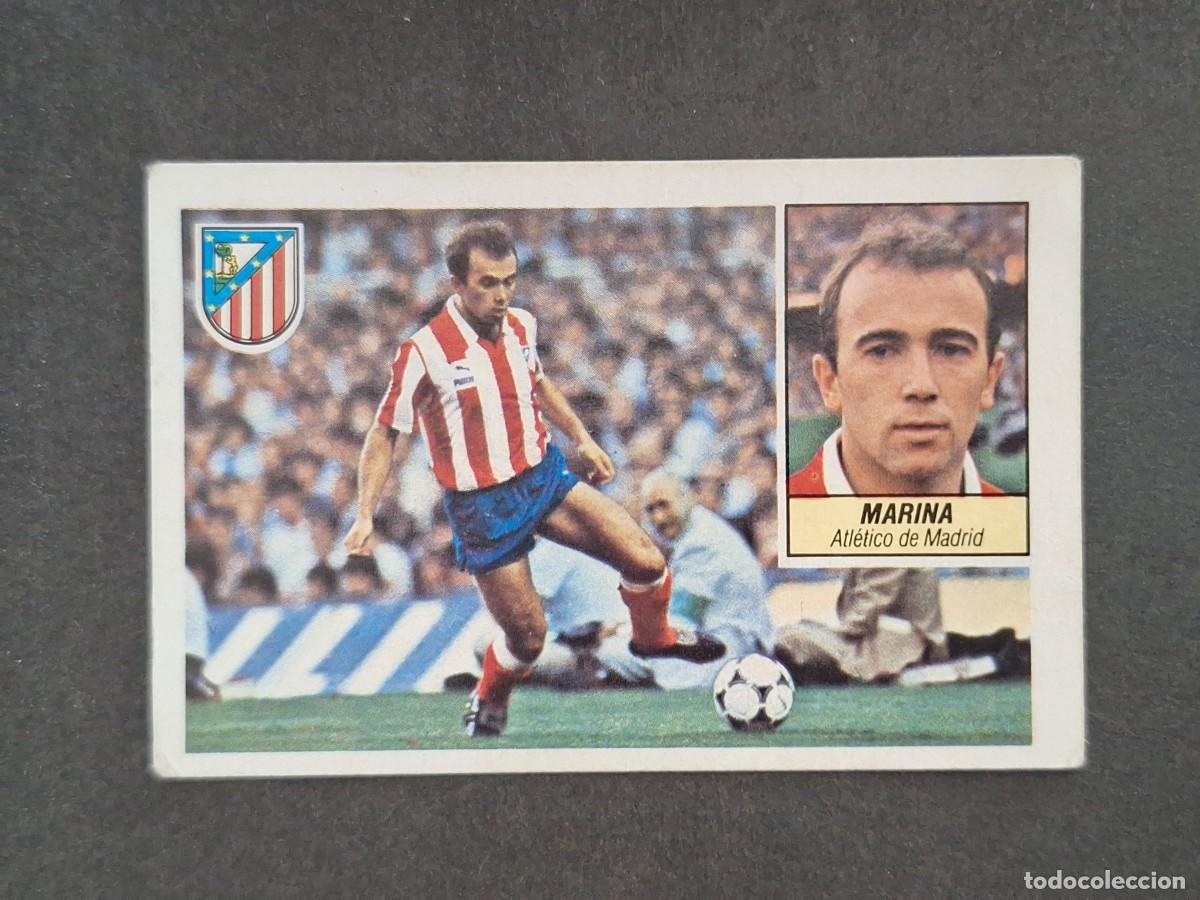 Cromos de f&uacute;tbol: L5 MARINA ATLETICO DE MADRID LIGA ESTE 1984 1985 84 85 DESPEGADO RECUPERADO