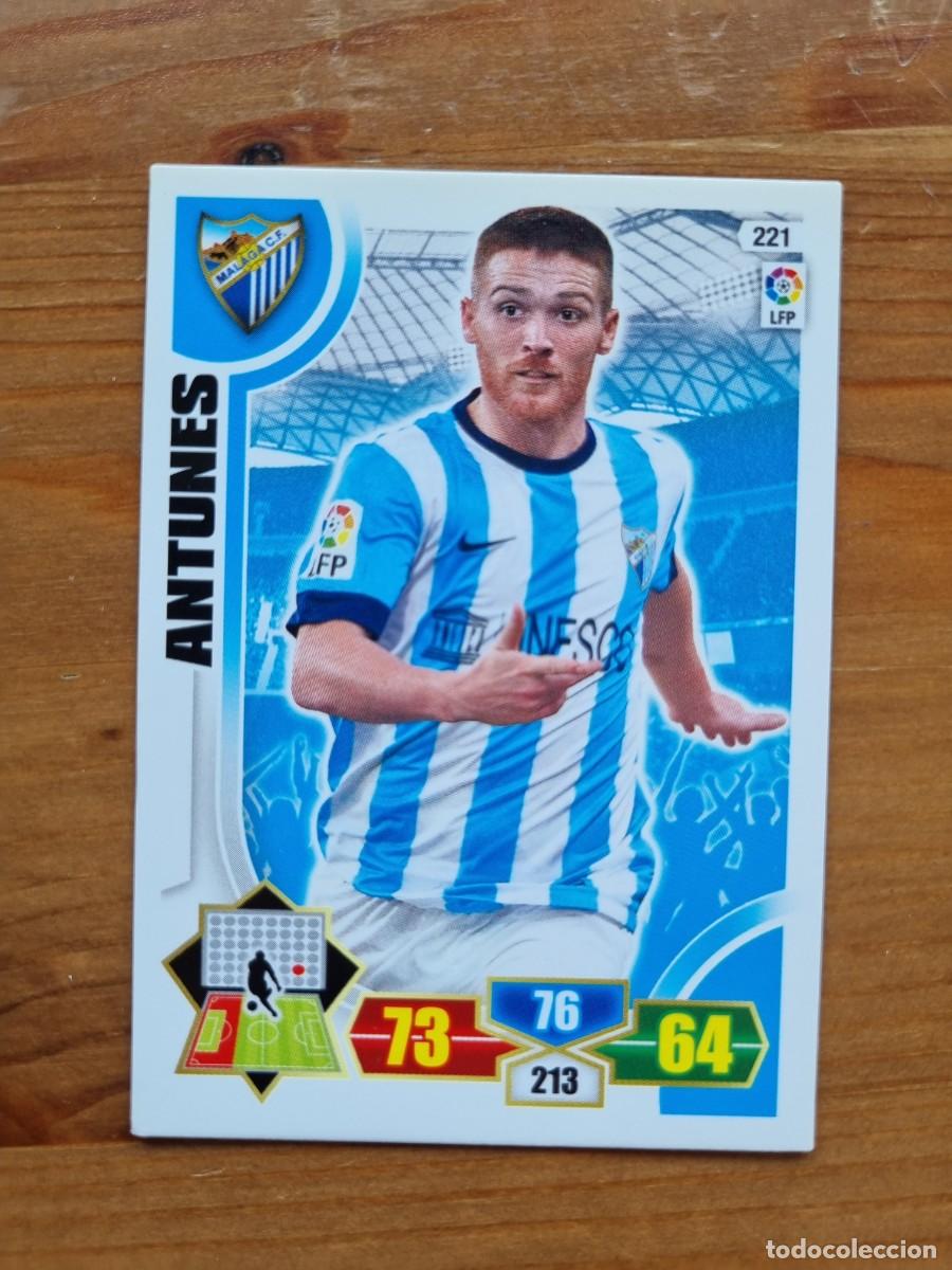 Cromos de f&uacute;tbol: 221 ANTUNES (M&aacute;laga CF). Liga 2013 2014 13 14 Adrenalyn XL