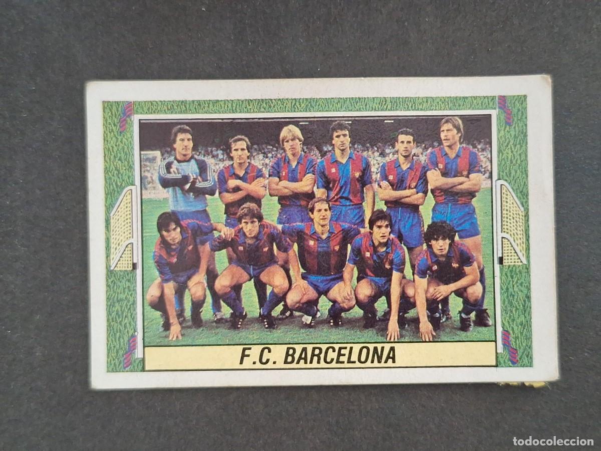 Cromos de f&uacute;tbol: L5 EQUIPO F. C. BARCELONA LIGA ESTE 1984 1985 84 85 DESPEGADO RECUPERADO