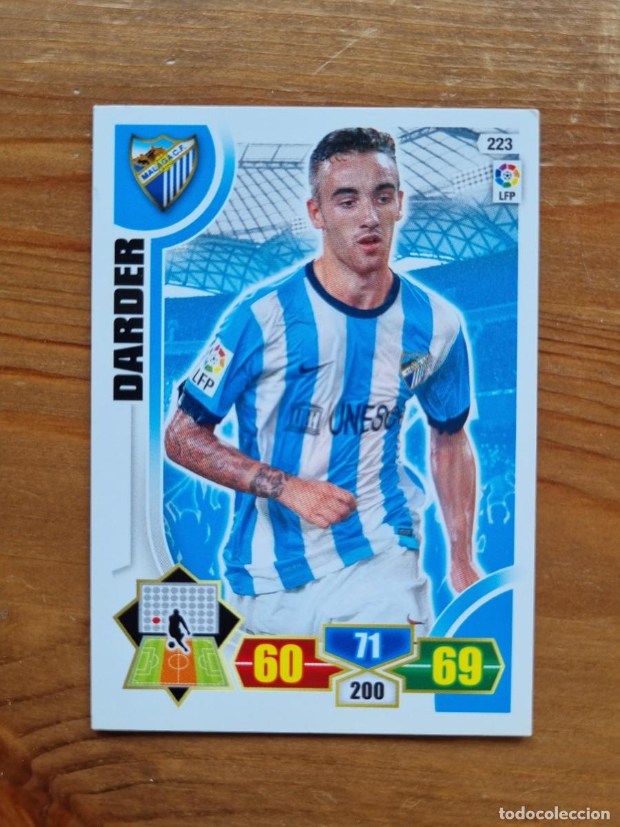 Cromos de f&uacute;tbol: 223 DARDER (M&aacute;laga CF). Liga 2013 2014 13 14 Adrenalyn XL