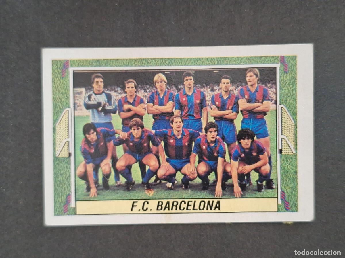 Cromos de f&uacute;tbol: L5 EQUIPO F. C. BARCELONA LIGA ESTE 1984 1985 84 85 DESPEGADO RECUPERADO