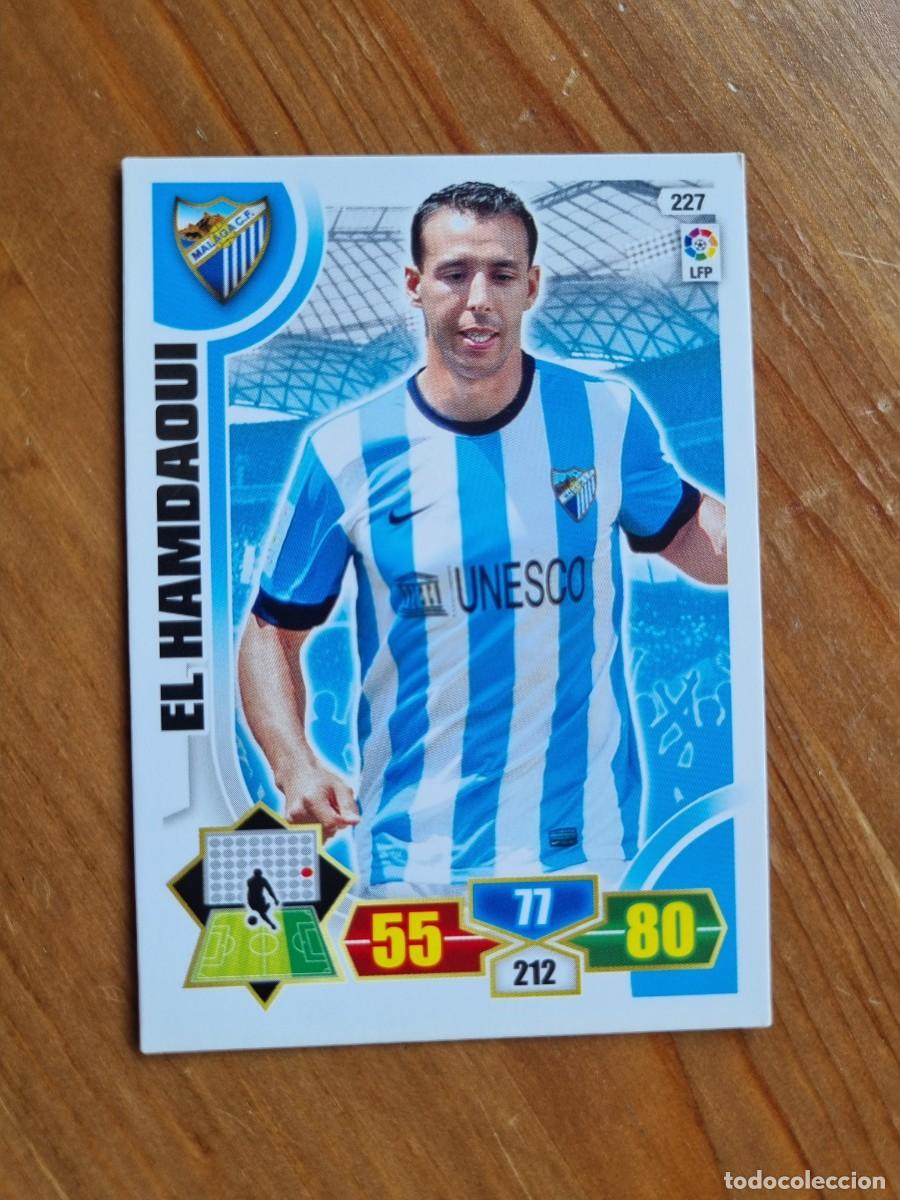 Cromos de f&uacute;tbol: 227 EL HAMDAOUI (M&aacute;laga CF). Liga 2013 2014 13 14 Adrenalyn XL
