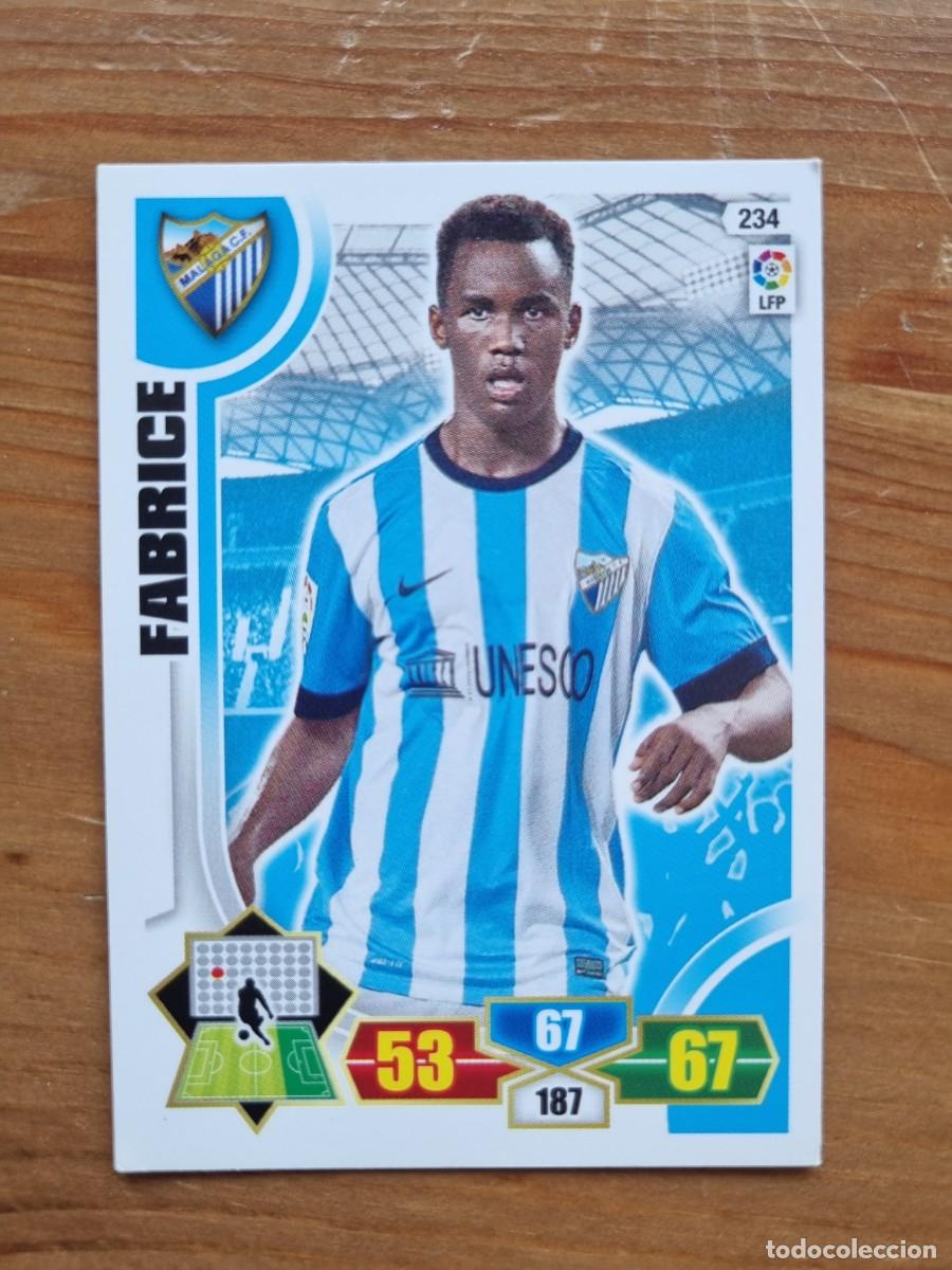 Cromos de f&uacute;tbol: 234 FABRICE (M&aacute;laga CF). Liga 2013 2014 13 14 Adrenalyn XL