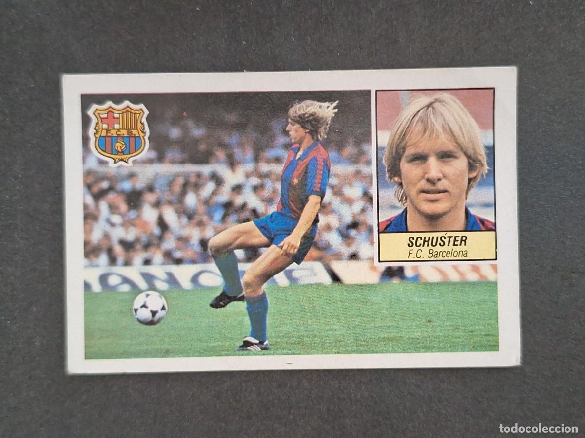 Cromos de f&uacute;tbol: L5 SCHUSTER F. C. BARCELONA LIGA ESTE 1984 1985 84 85 DESPEGADO RECUPERADO
