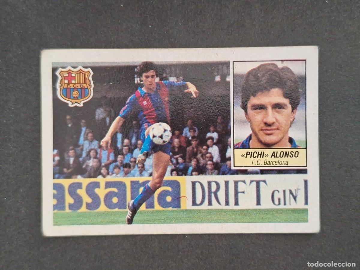 Cromos de f&uacute;tbol: L5 PICHI ALONSO F. C. BARCELONA LIGA ESTE 1984 1985 84 85 DESPEGADO RECUPERADO