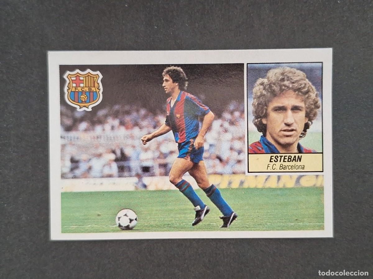 Cromos de f&uacute;tbol: L5 ESTEBAN F. C. BARCELONA LIGA ESTE 1984 1985 84 85 DESPEGADO RECUPERADO