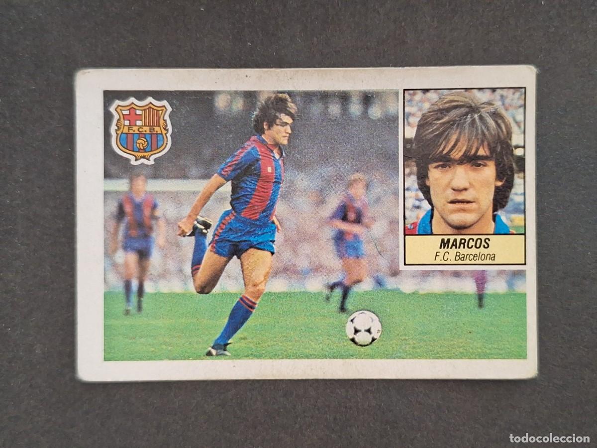 Cromos de f&uacute;tbol: L5 MARCOS F. C. BARCELONA LIGA ESTE 1984 1985 84 85 DESPEGADO RECUPERADO