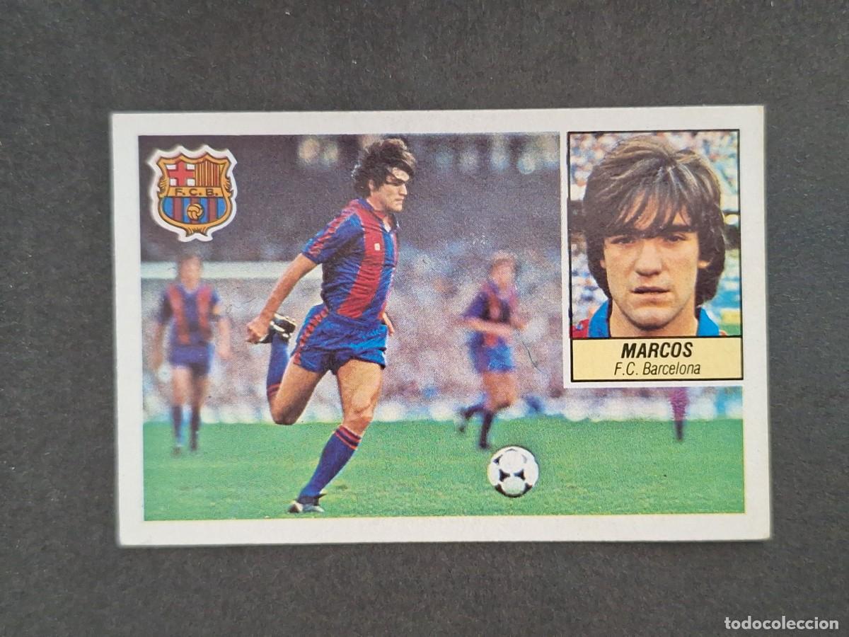Cromos de f&uacute;tbol: L5 MARCOS F. C. BARCELONA LIGA ESTE 1984 1985 84 85 DESPEGADO RECUPERADO
