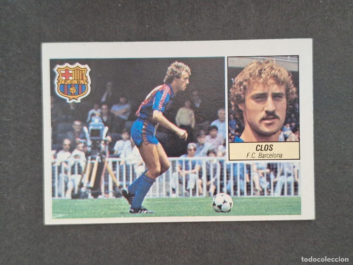 Cromos de f&uacute;tbol: L5 CLOS F. C. BARCELONA LIGA ESTE 1984 1985 84 85 DESPEGADO RECUPERADO