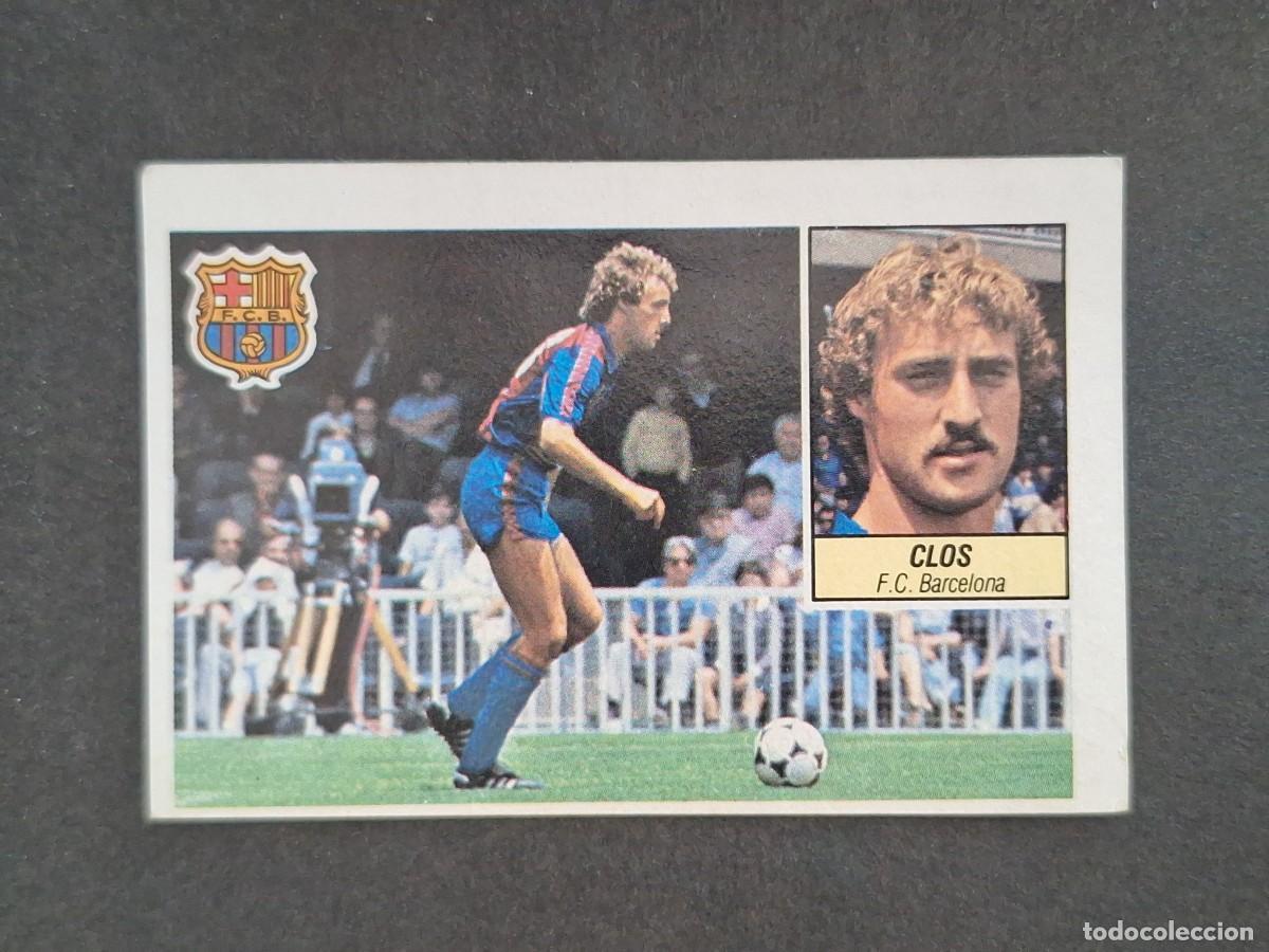Cromos de f&uacute;tbol: L5 CLOS F. C. BARCELONA LIGA ESTE 1984 1985 84 85 DESPEGADO RECUPERADO