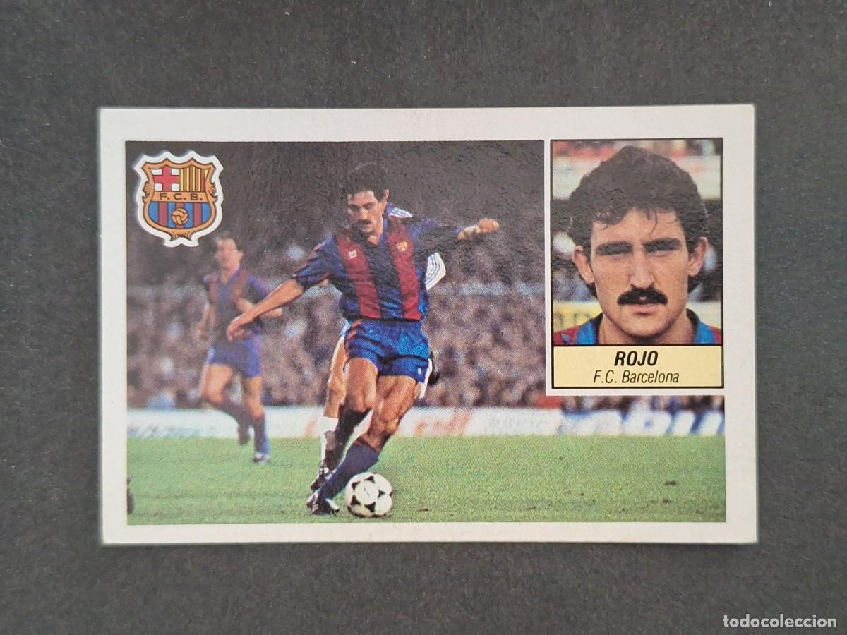 Cromos de f&uacute;tbol: L5 ROJO F. C. BARCELONA LIGA ESTE 1984 1985 84 85 DESPEGADO RECUPERADO