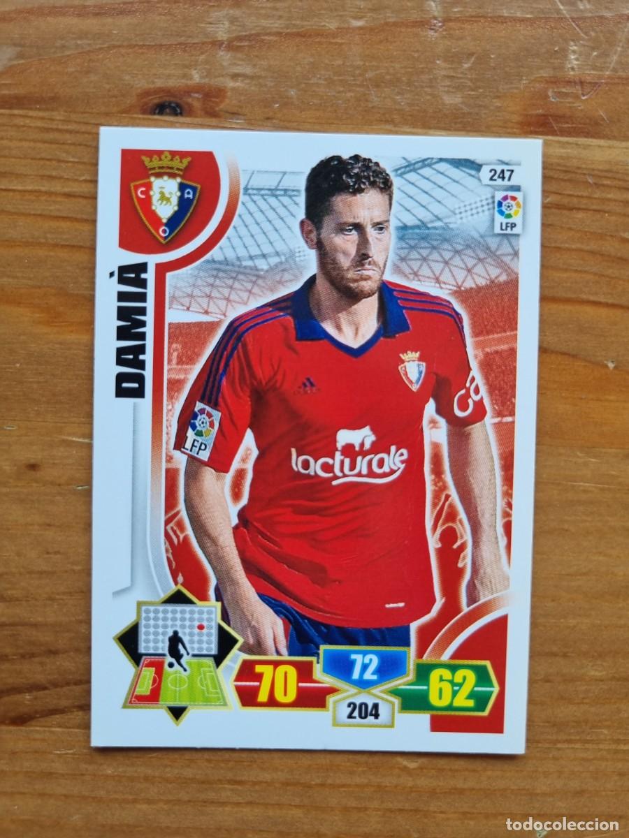 Cromos de f&uacute;tbol: 247 DAMI&Aacute; (CA Osasuna). Liga 2013 2014 13 14 Adrenalyn XL