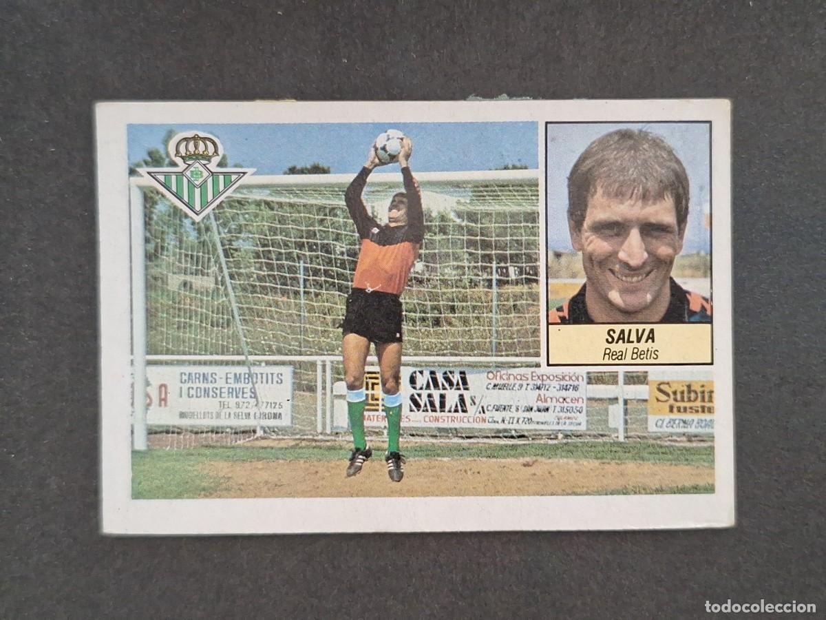 Cromos de f&uacute;tbol: L5 SALVA REAL BETIS BALOMPIE LIGA ESTE 1984 1985 84 85 DESPEGADO RECUPERADO
