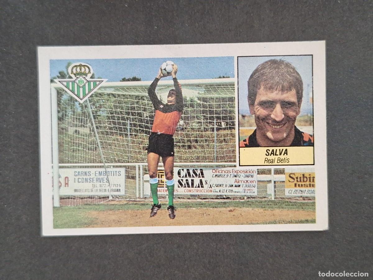 Cromos de f&uacute;tbol: L5 SALVA REAL BETIS BALOMPIE LIGA ESTE 1984 1985 84 85 DESPEGADO RECUPERADO
