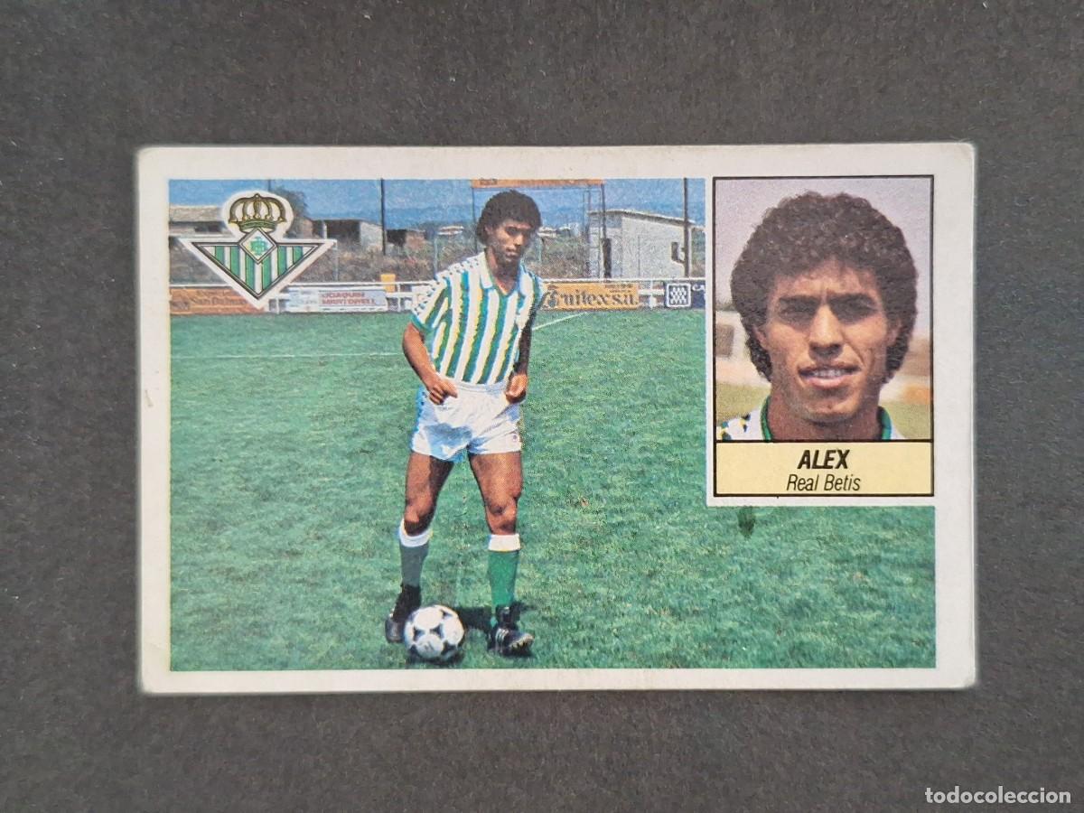 Cromos de f&uacute;tbol: L5 ALEX REAL BETIS BALOMPIE LIGA ESTE 1984 1985 84 85 DESPEGADO RECUPERADO