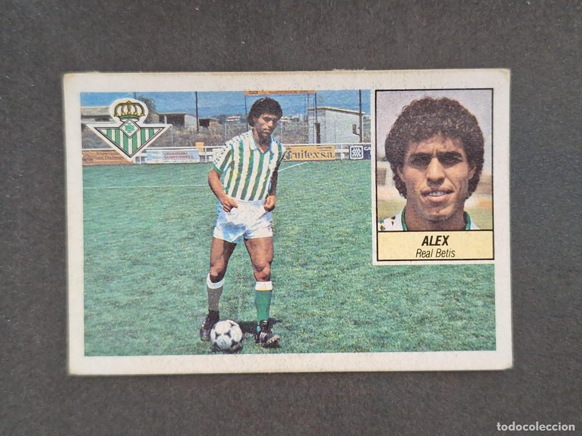 Cromos de f&uacute;tbol: L5 ALEX REAL BETIS BALOMPIE LIGA ESTE 1984 1985 84 85 DESPEGADO RECUPERADO