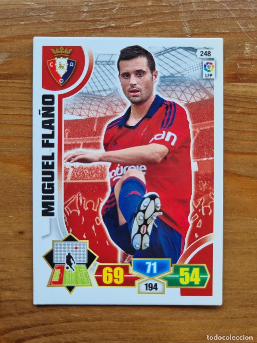 Cromos de f&uacute;tbol: 248 MIGUEL FLA&Ntilde;O (CA Osasuna). Liga 2013 2014 13 14 Adrenalyn XL