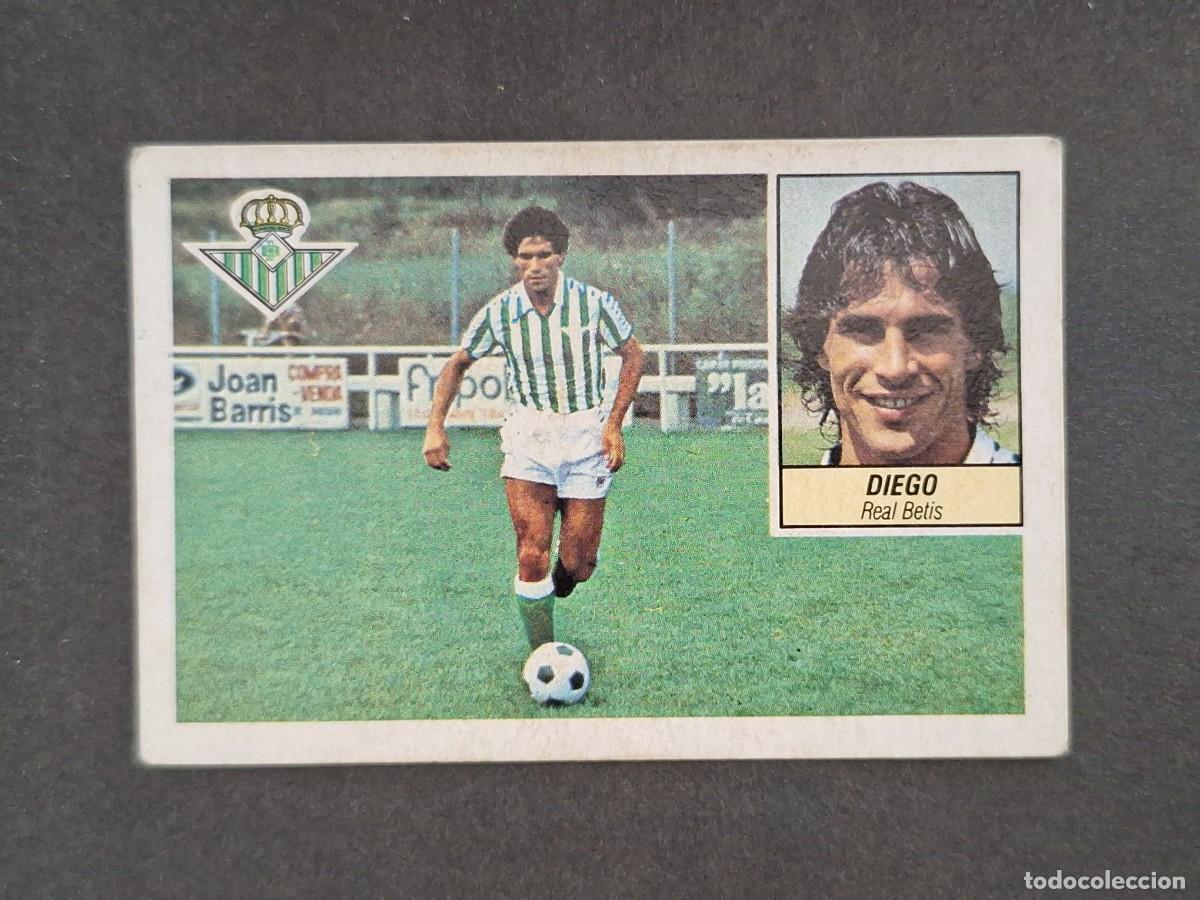 Cromos de f&uacute;tbol: L5 DIEGO REAL BETIS BALOMPIE LIGA ESTE 1984 1985 84 85 DESPEGADO RECUPERADO