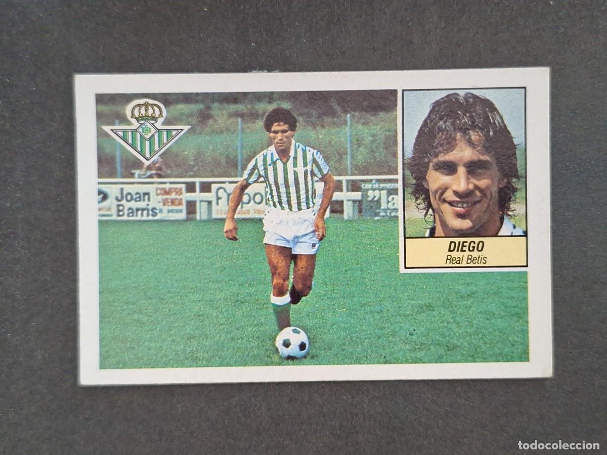 Cromos de f&uacute;tbol: L5 DIEGO REAL BETIS BALOMPIE LIGA ESTE 1984 1985 84 85 DESPEGADO RECUPERADO
