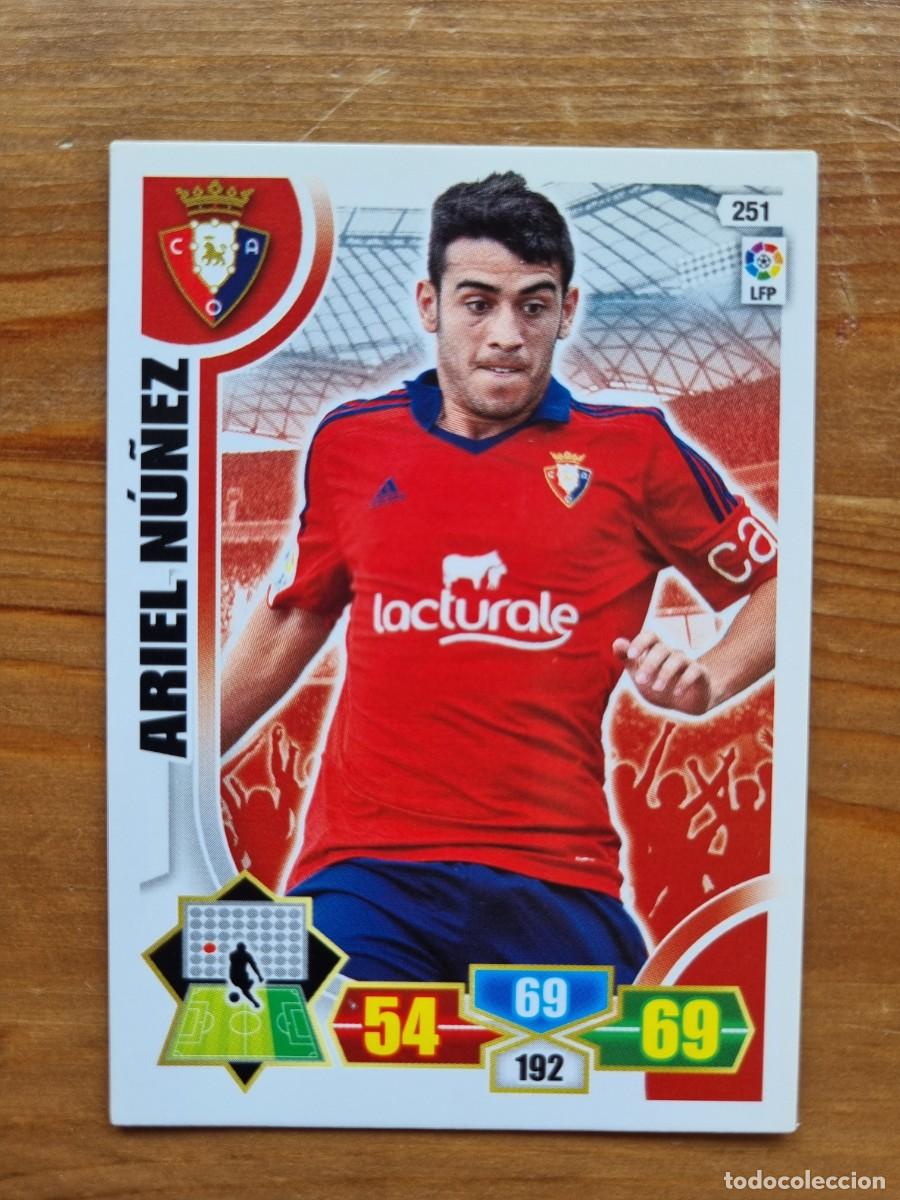 Cromos de f&uacute;tbol: 251 ARIEL N&Uacute;&Ntilde;EZ (CA Osasuna). Liga 2013 2014 13 14 Adrenalyn XL