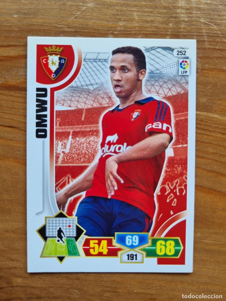 Cromos de f&uacute;tbol: 252 OMWU (CA Osasuna). Liga 2013 2014 13 14 Adrenalyn XL