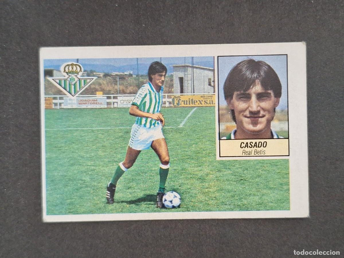 Cromos de f&uacute;tbol: L5 CASADO REAL BETIS BALOMPIE LIGA ESTE 1984 1985 84 85 DESPEGADO RECUPERADO