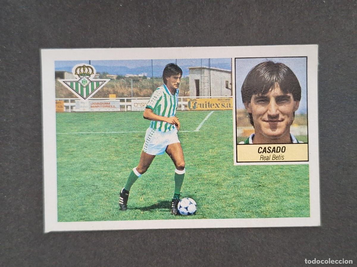 Cromos de f&uacute;tbol: L5 CASADO REAL BETIS BALOMPIE LIGA ESTE 1984 1985 84 85 DESPEGADO RECUPERADO