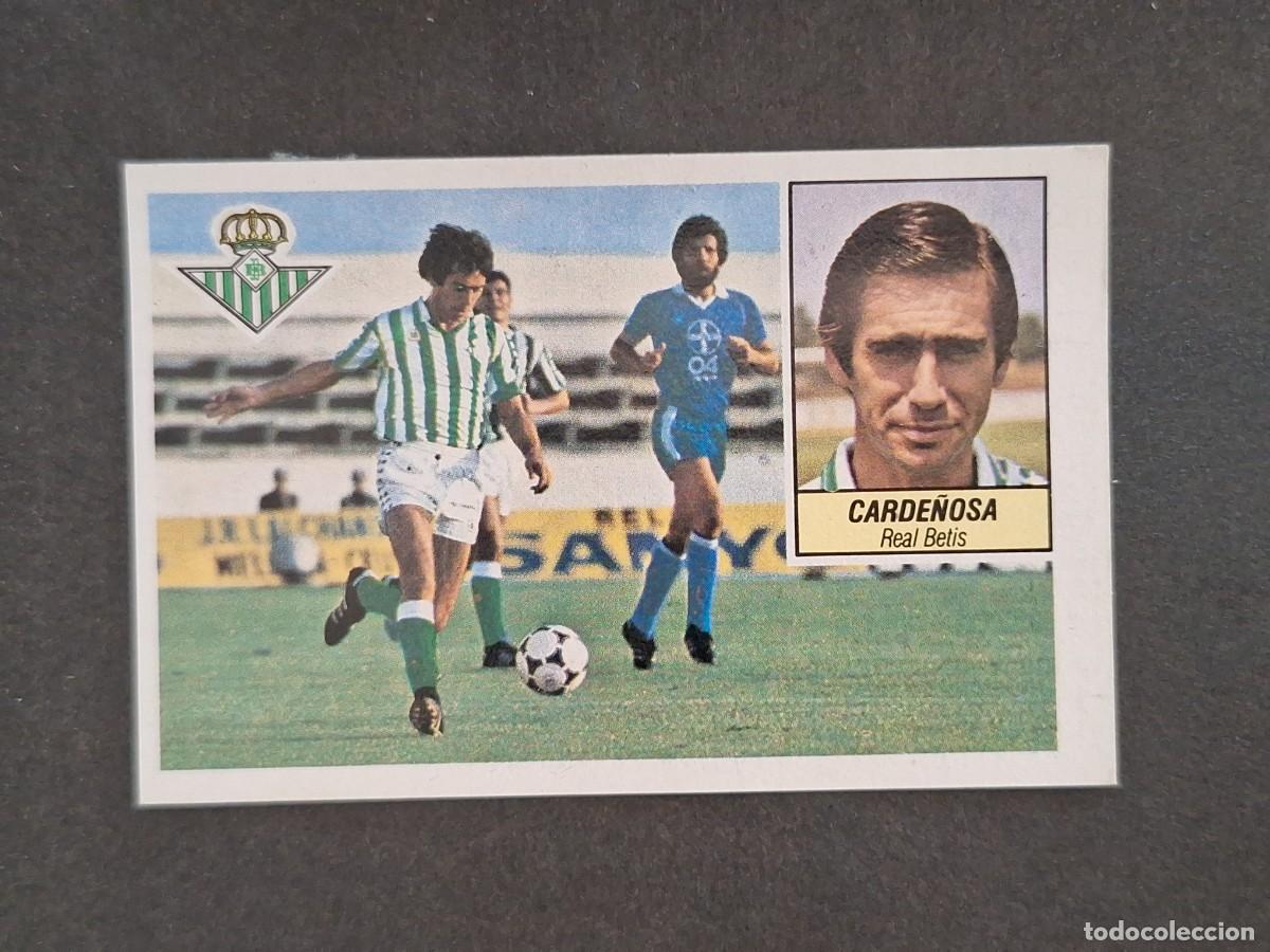 Football Stickers: L5 CARDE&Ntilde;OSA REAL BETIS BALOMPIE LIGA ESTE 1984 1985 84 85 DESPEGADO RECUPERADO