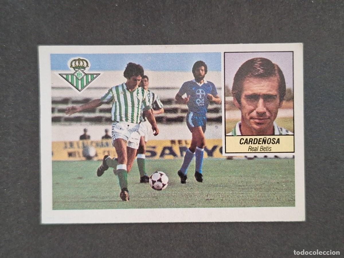 Football Stickers: L5 CARDE&Ntilde;OSA REAL BETIS BALOMPIE LIGA ESTE 1984 1985 84 85 DESPEGADO RECUPERADO