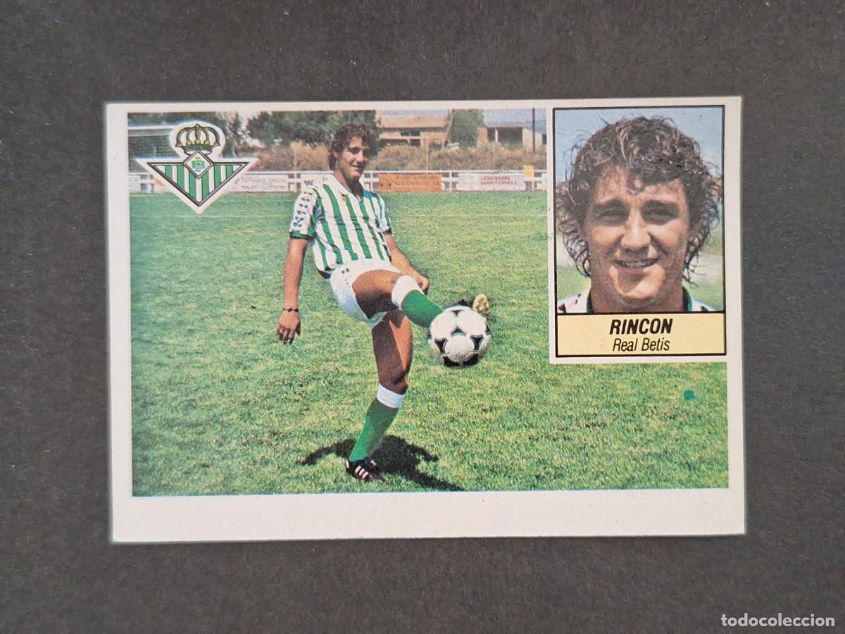 Cromos de f&uacute;tbol: L5 RINCON REAL BETIS BALOMPIE LIGA ESTE 1984 1985 84 85 DESPEGADO RECUPERADO