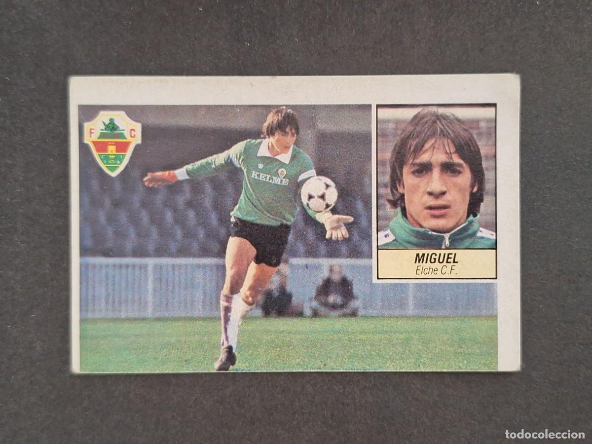 Cromos de f&uacute;tbol: L5 MIGUEL ELCHE C. F. LIGA ESTE 1984 1985 84 85 DESPEGADO RECUPERADO