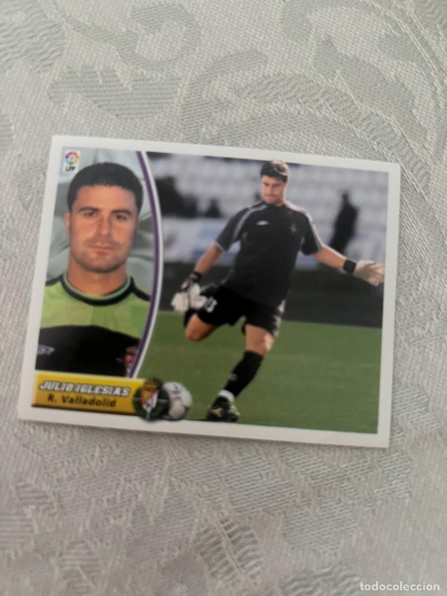 Cromos de f&uacute;tbol: JULIO IGLESIAS REAL VALLADOLID BAJA SIN PEGAR LIGA ESTE 2003/04