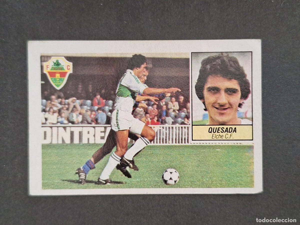 Cromos de f&uacute;tbol: L5 QUESADA ELCHE C. F. LIGA ESTE 1984 1985 84 85 DESPEGADO RECUPERADO