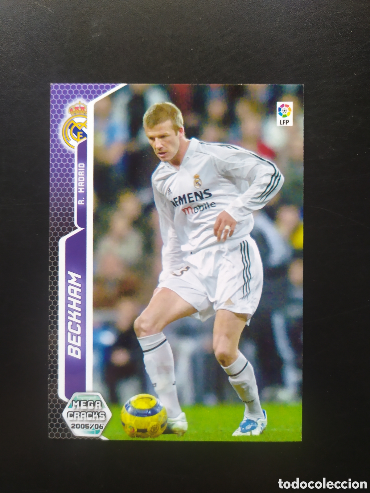 Cromos de f&uacute;tbol: Megacracks 2005 2006 05 06 panini Beckham n&deg; 192 Real Madrid