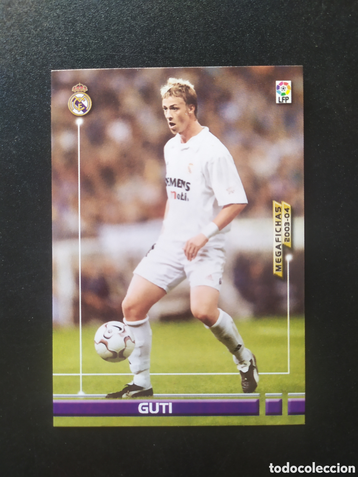 Football Stickers: Megafichas 2003 2004 03 04 panini Guti n&ordm; 159 Real Madrid megacracks