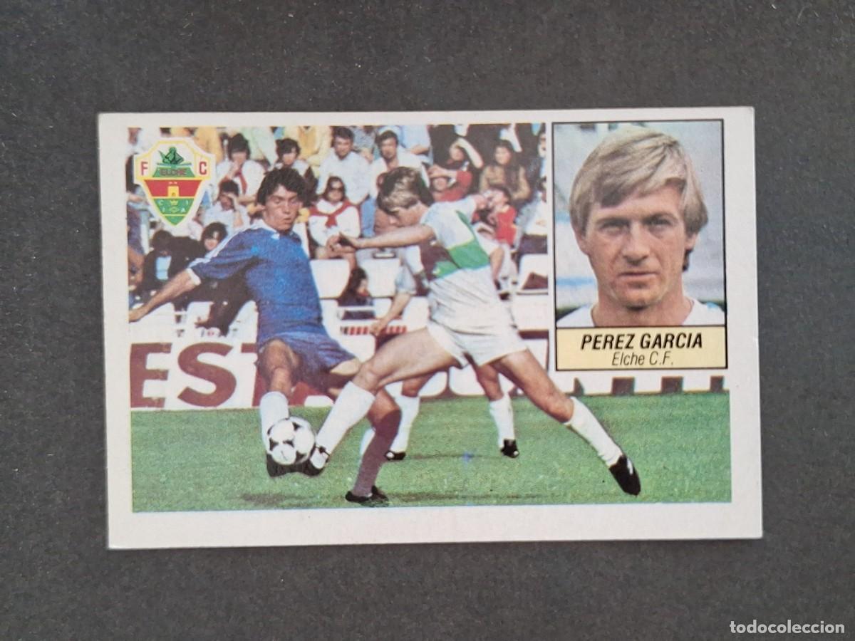 Football Stickers: L5 PEREZ GARCIA ELCHE C. F. LIGA ESTE 1984 1985 84 85 DESPEGADO RECUPERADO
