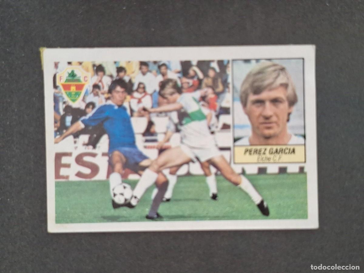 Football Stickers: L5 PEREZ GARCIA ELCHE C. F. LIGA ESTE 1984 1985 84 85 DESPEGADO RECUPERADO