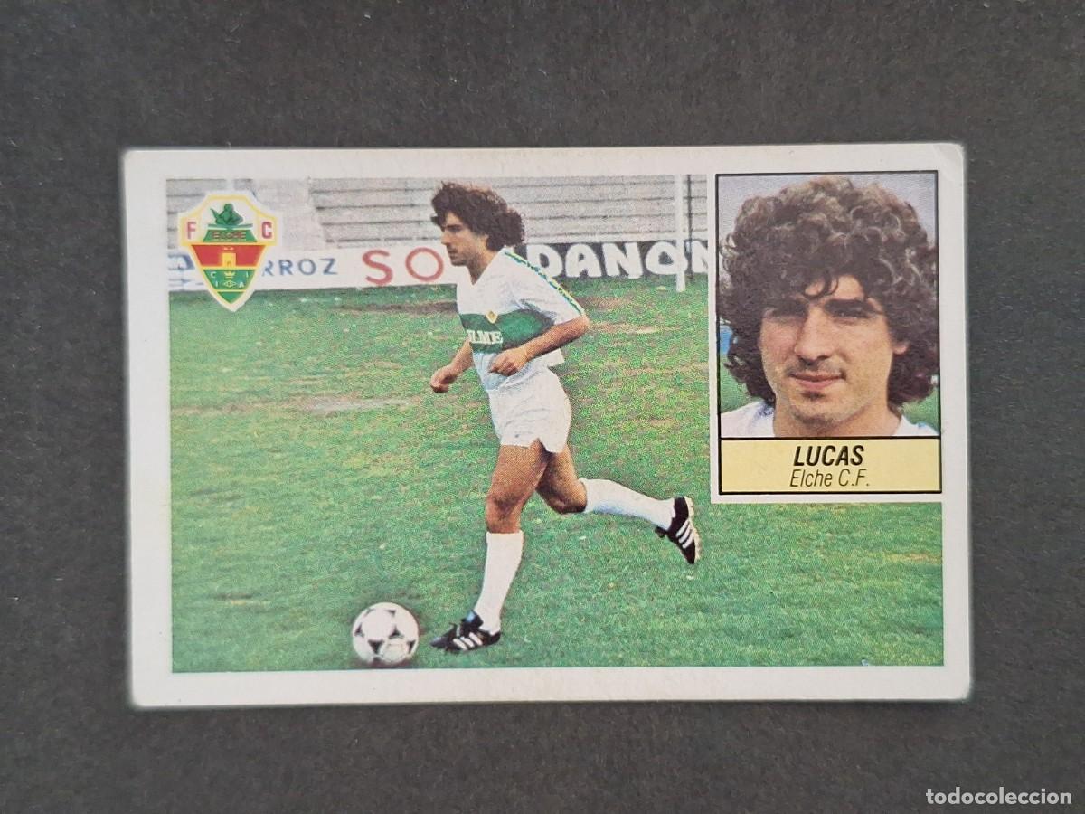 Cromos de f&uacute;tbol: L5 LUCAS ELCHE C. F. LIGA ESTE 1984 1985 84 85 DESPEGADO RECUPERADO