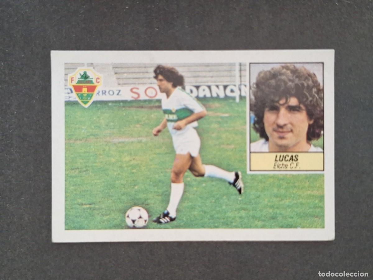 Cromos de f&uacute;tbol: L5 LUCAS ELCHE C. F. LIGA ESTE 1984 1985 84 85 DESPEGADO RECUPERADO