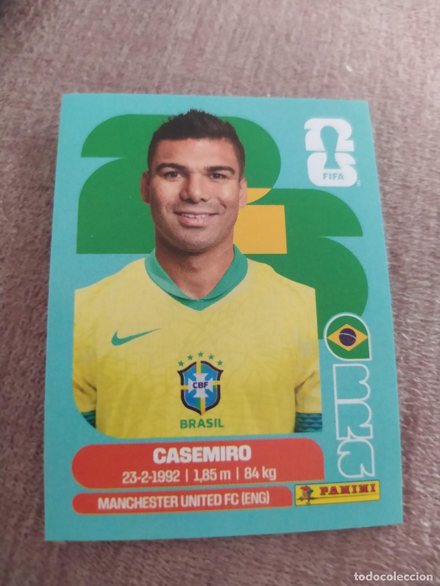 Cromos de f&uacute;tbol: BRA 10 CASEMIRO Brasil Mundial 2026 panini