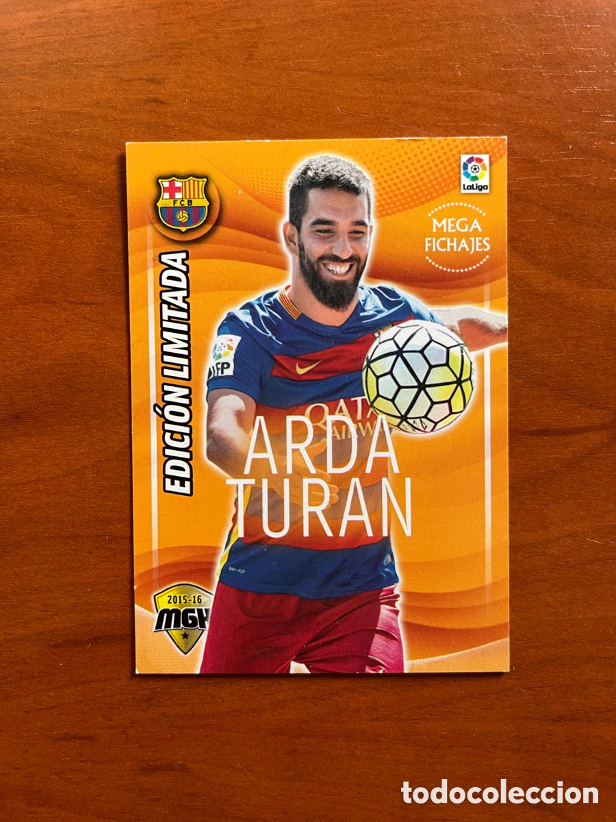 Cromos de Futebol: ARDA TURAN F. C. BARCELONA MEGA FICHAJE 77B EDICION LIMITADA PANINI MEGACRACKS 2015 2016 15 16