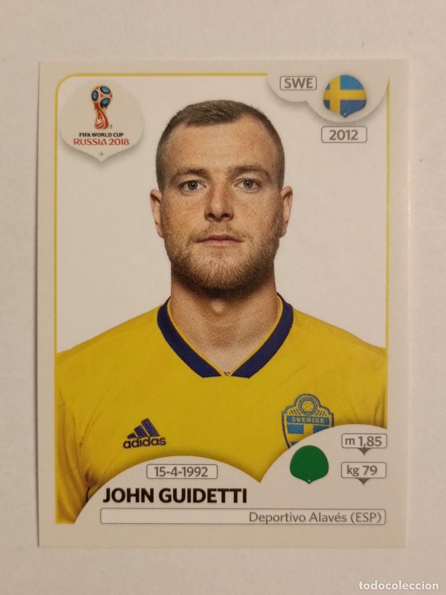 Cromos de Futebol: #478 GUIDETTI (SUECIA) MUNDIAL RUSIA 2018 PANINI VERSION ROSA