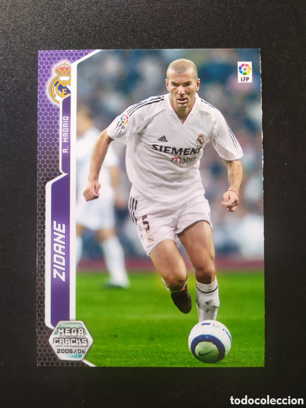 Cromos de f&uacute;tbol: Megacracks 2005 2006 05 06 panini Zidane n&deg; 195 Real Madrid
