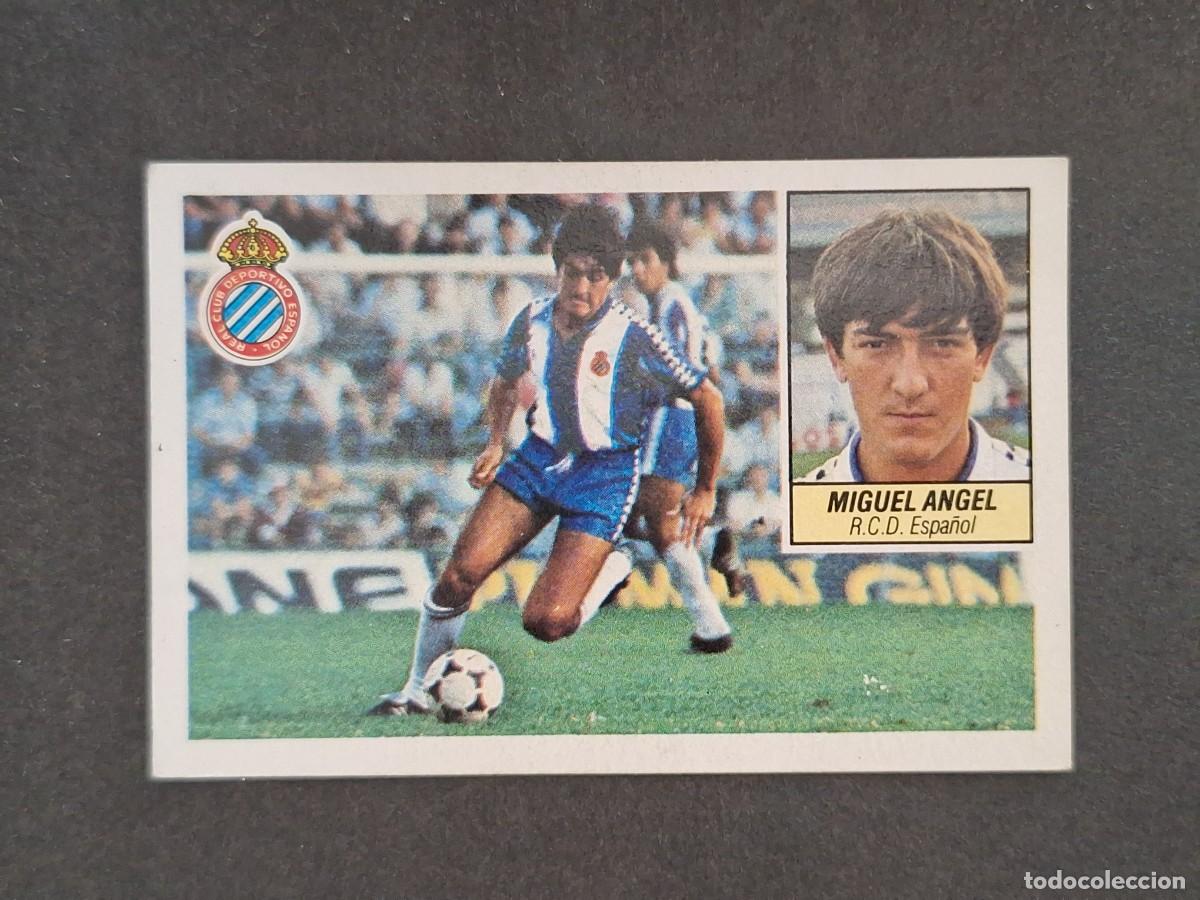 Cromos de f&uacute;tbol: L5 MIGUEL ANGEL R. C. D. ESPA&Ntilde;OL LIGA ESTE 1984 1985 84 85 DESPEGADO RECUPERADO