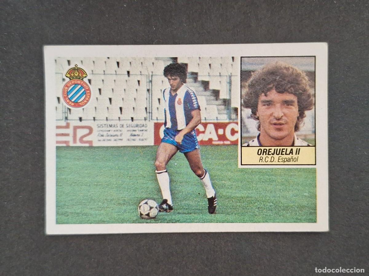 Cromos de f&uacute;tbol: L5 OREJUELA II R. C. D. ESPA&Ntilde;OL LIGA ESTE 1984 1985 84 85 DESPEGADO RECUPERADO