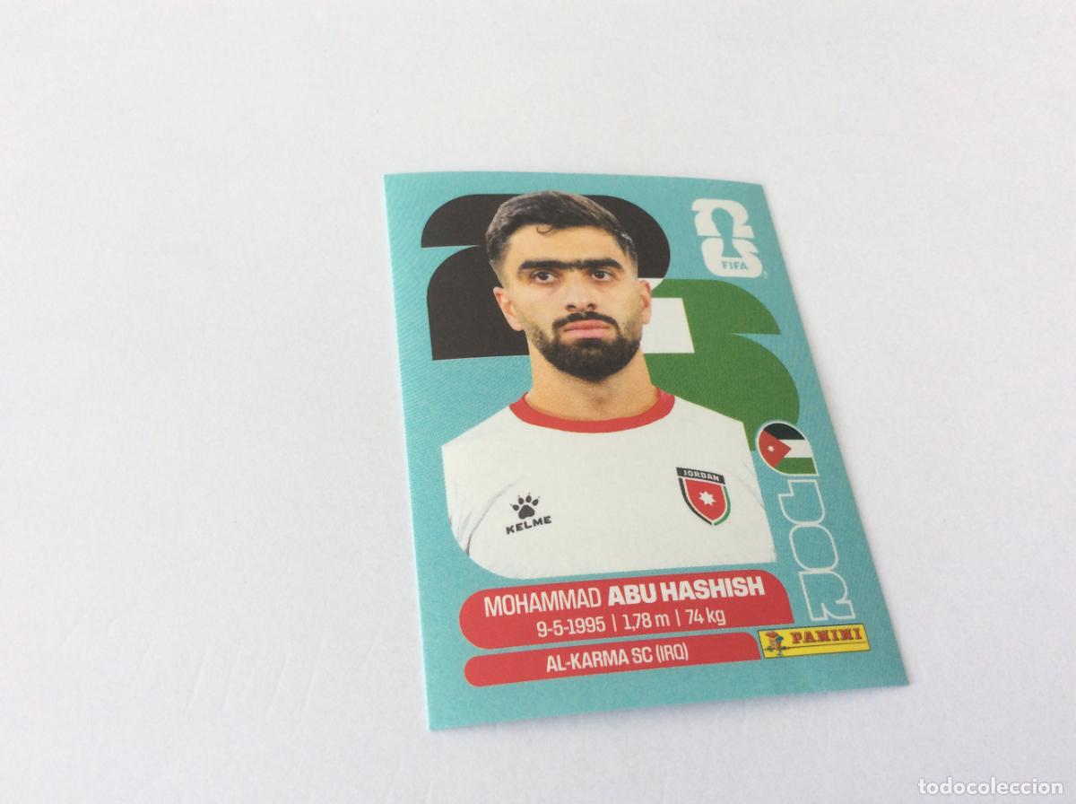 Cromos de f&uacute;tbol: JOR4 JR 4 Mohammad Abu Hashish Jordania Sticker Cromo FIFA World Cup 2026 26 Panini Mundial