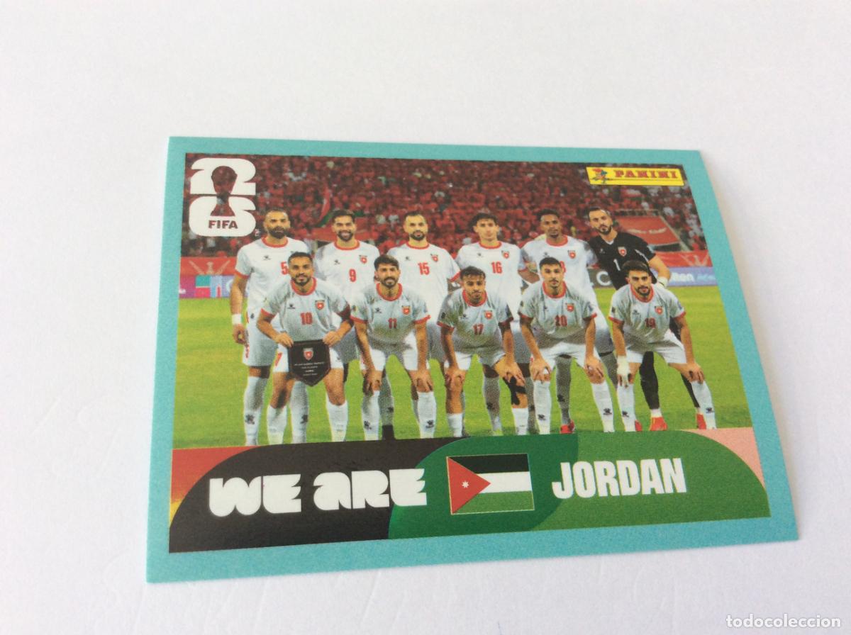 Cromos de f&uacute;tbol: JOR13 JOR 13 Equipo Jordania Sticker Cromo FIFA World Cup 2026 26 Panini Mundial