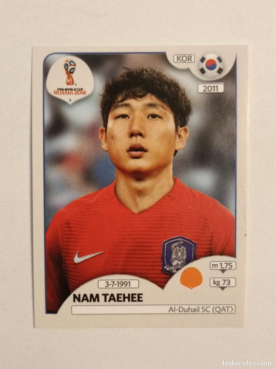 Cromos de f&uacute;tbol: #491 TAEHEE (COREA DEL SUR) MUNDIAL RUSIA 2018 PANINI VERSION ROSA