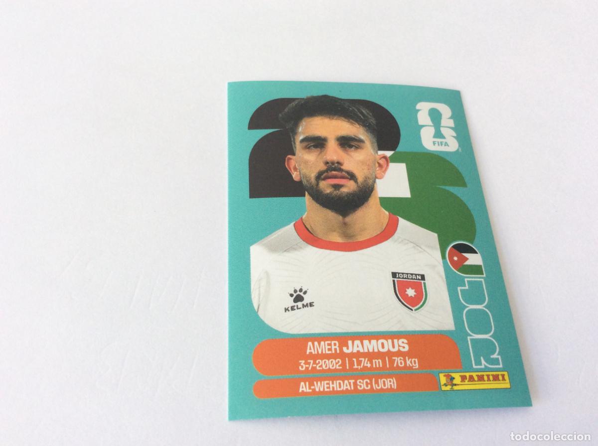 Cromos de f&uacute;tbol: JOR14 JOR 14 Amer Jamous Jordania Sticker Cromo FIFA World Cup 2026 26 Panini Mundial